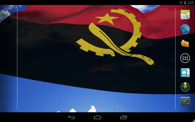 Angola Flag android App screenshot 0