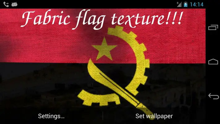 Angola Flag android App screenshot 2